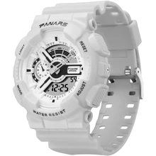 PANARS мужской светодиодный цифровой часы G Стиль Шок военные часы Открытый Многофункциональный водонепроницаемый спортивные часы Relogio Masculino