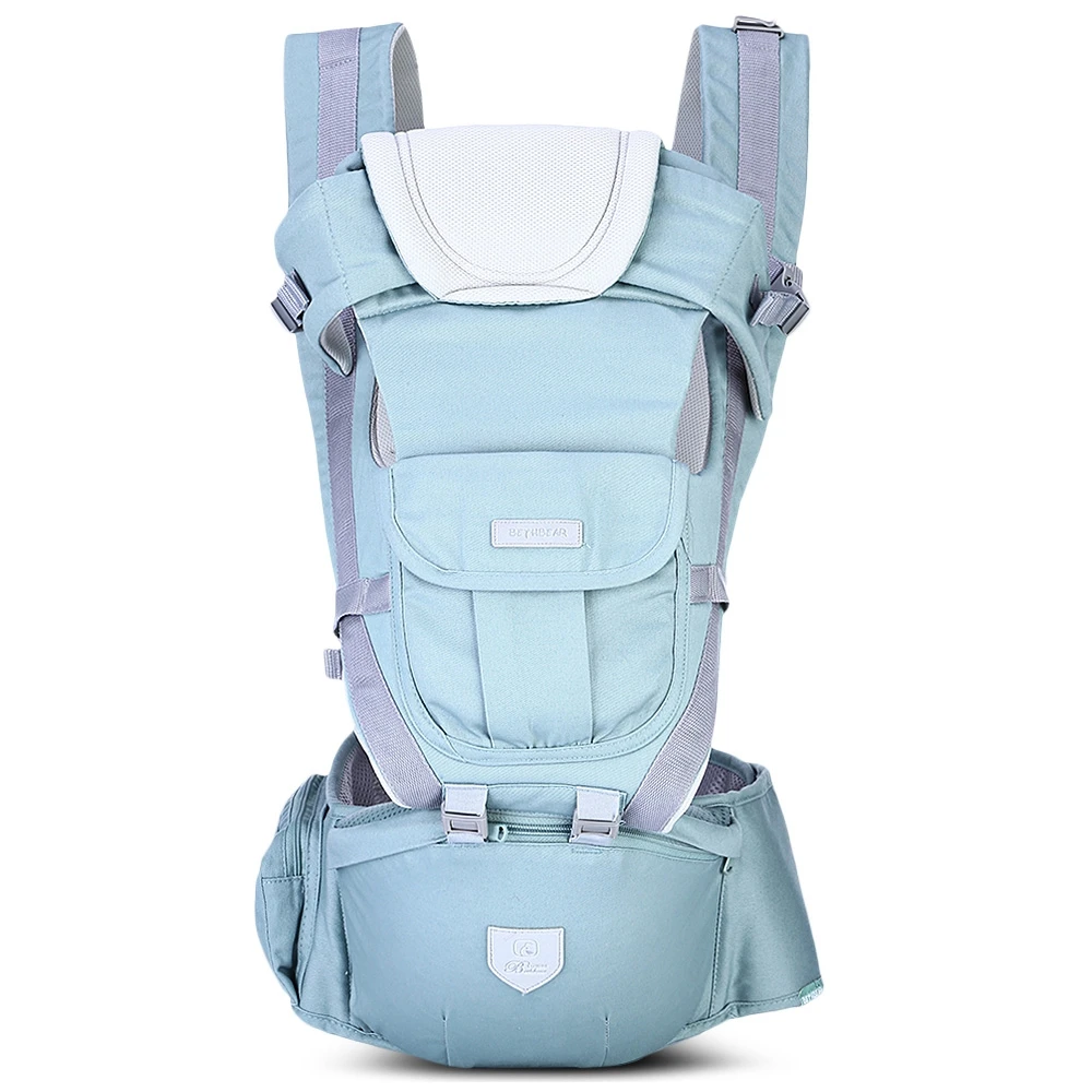 Bethbear 3 in 1 Safe Hipseat Ergonomic Baby Carrier 0-36 Months Wrap Infant