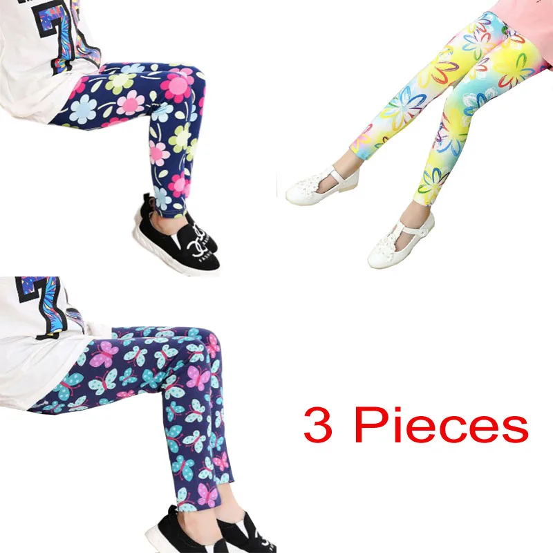 

3pcs/lot new style 2-7 years baby girl's children pants flower pants kids pants baby pants cute brand fashion