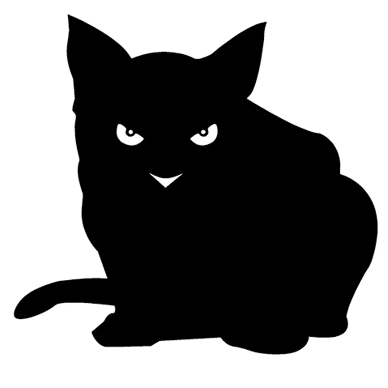 12*11 см Сексуальная Кошка Кот наклейка для автомобиля внедорожник Грузовик окно бампер ноутбук наклейки вырезанная виниловая наклейка 13