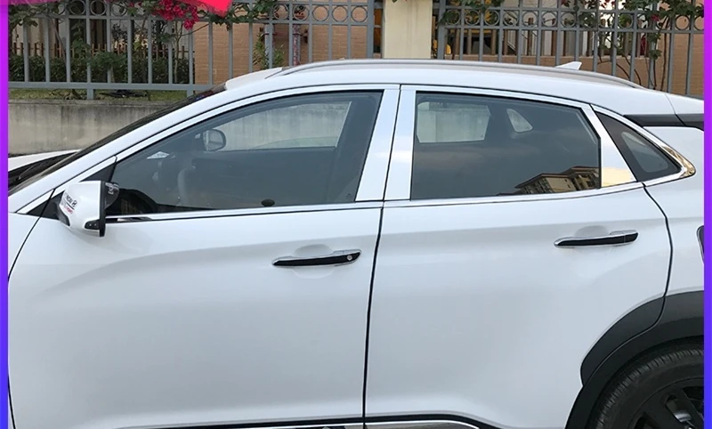 Высококачественная Автомобильная обшивка окон из нержавеющей стали (вверх вниз
