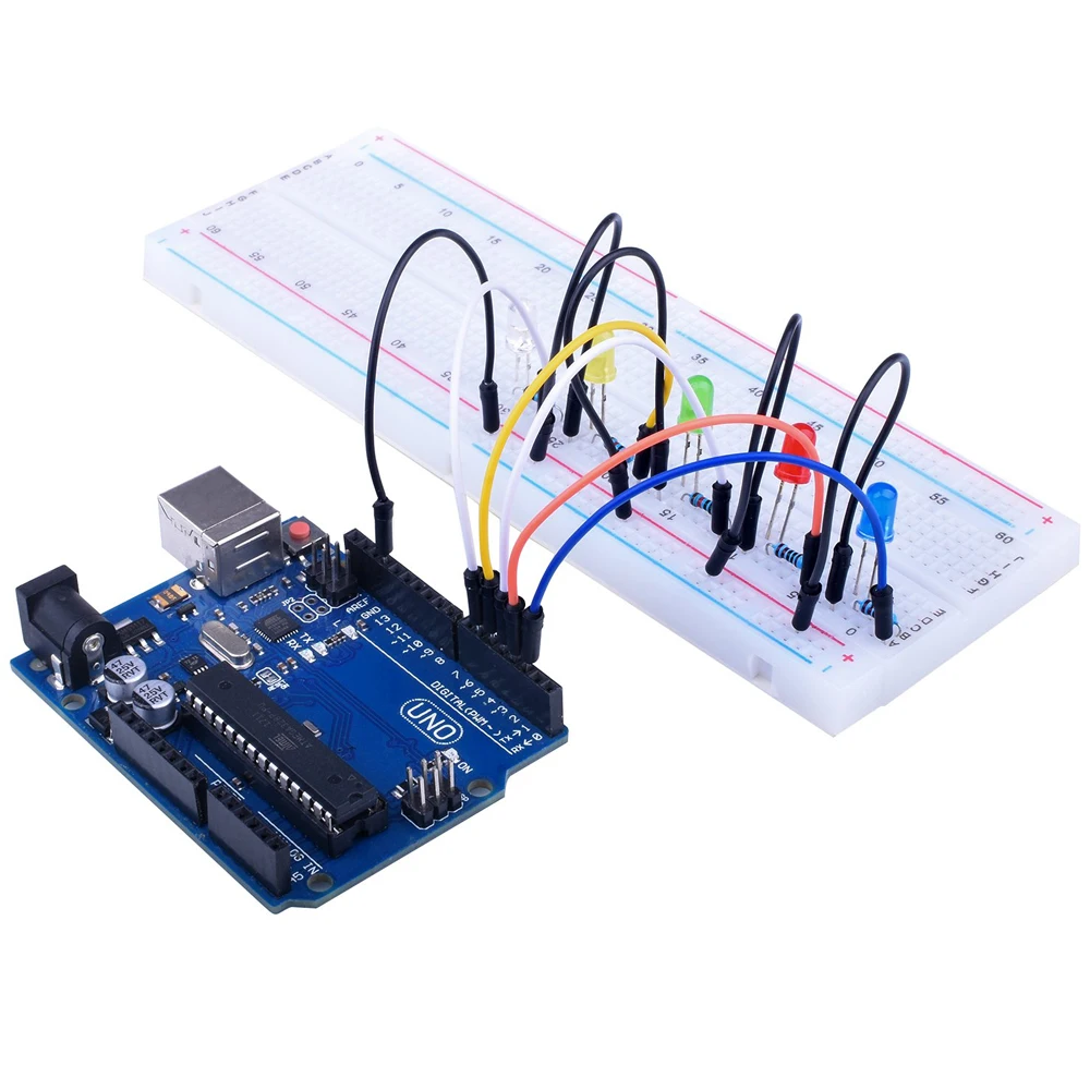 65 шт./лот соединительный кабель гибкий провод для arduino макетная плата DIY стартовый