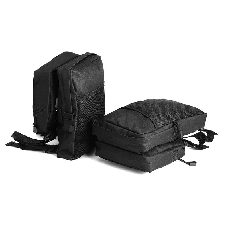 

2pcs 45x19cm Fender Side Bags Black 600D Oxford Cloth Side Tank Storage Saddle Bags Accessories Suitable For Hunting ATVs UTVs
