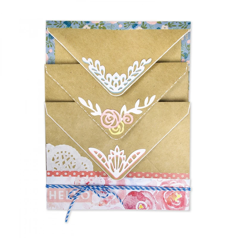 

Eastshape 5Pcs/Lot 203*191mm New 2018 Metal Cutting Dies Flower Leaf Border For Scrapbooking Craft Arts DIY Cutting Stencil Dies