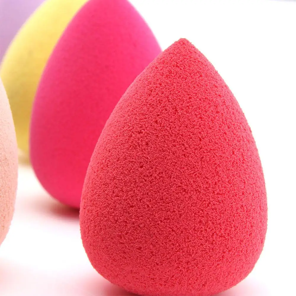 Женский косметический пышный порошок Гладкий спонж для нанесения основы под макияж губка инструменты для макияжа аксессуары форма капли воды