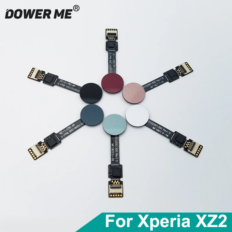 

Dower Me Power On/Off Switch Fingerprint Sensor Button Touch ID Ribbon Flex Cable For Sony Xperia XZ2 H8216 H8266 H8276 H8296