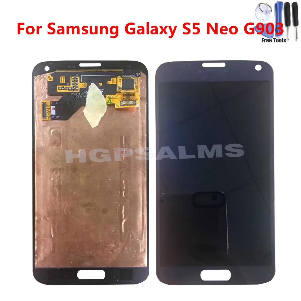 

For Samsung Galaxy S5 Neo G903 G903F LCD,Touch Screen Digitizer Assembly Phone Replacement For Samsung G903 G903F LCD Displ+Logo