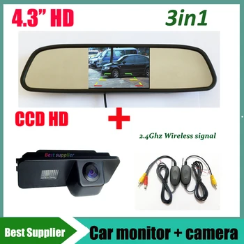 

Car monitor + 2.4G wireless Car Rear View parking Camera for VW passat GOLF 4 5 6 MK4 MK5 MK6 EOS POLO BEETLE LUPO LEON Altea
