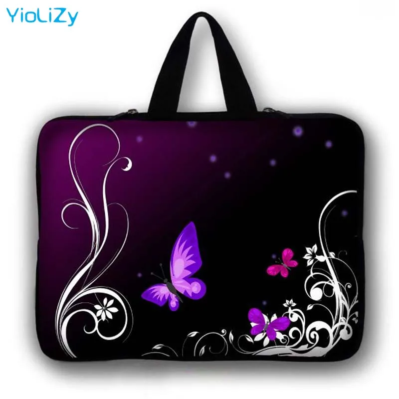 butterfly print Laptop Sleeve 7 10 12 13 14 15 17 inch Ultrabook tablet Bag Notebook protective case cover custom logo LB-5083 | Компьютеры