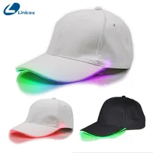 Модный светодиодный светильник, вспышка, головной светильник, бейсболка, светодиодный светильник ed светящаяся, для клуба вечерние, черная ткань, шляпа для путешествий, бейсболка, налобный фонарь