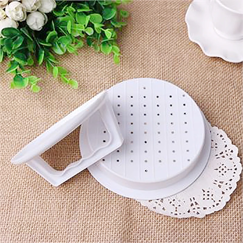 1pc Plastic Burger Press Hamburger Meat Beef Patty Maker Mold Kitchen Tool