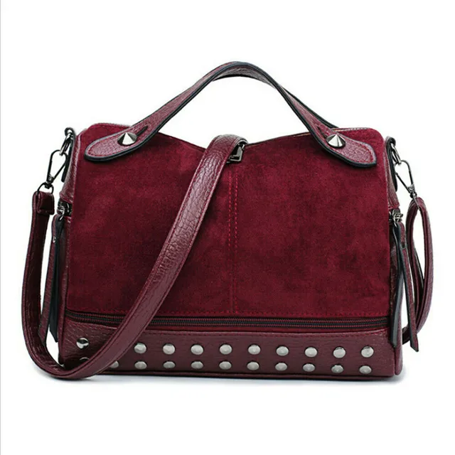 Womens Faux Leather Plain Satchel Messenger Shoulder Handbag Ladies Purse Bag