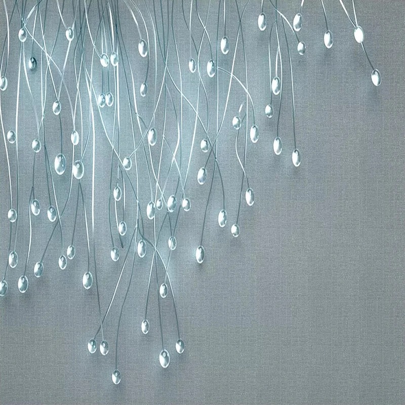 Пользовательские Настенные обои 3D стерео ослепительное стекло частицы ткань узор фото обои Гостиная Спальня Современные художественные фрески