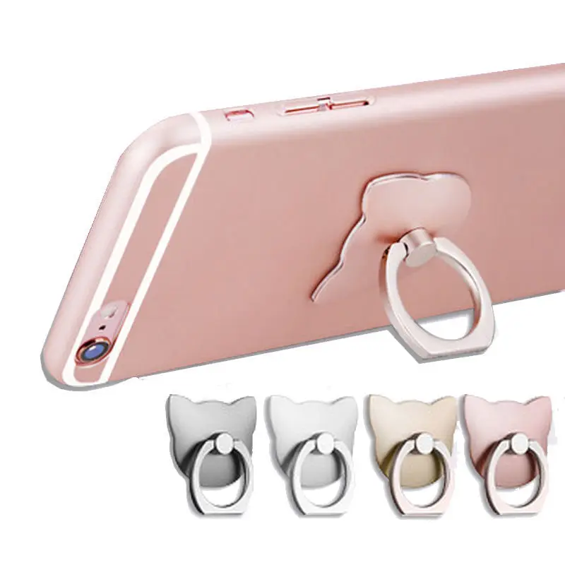 Luxury 360 Degree Finger Ring Cartoon Minnie Head Mobile Phone Smartphone phone Holder Stand For iPhone iPad all Smart | Мобильные