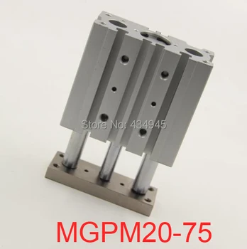 

SMC type MGPM20-75 20mm bore 75mm stroke Pneumatic Guided Cylinder, compact guide, slide, MGP COMPACT GUIDE Air CYLINDER