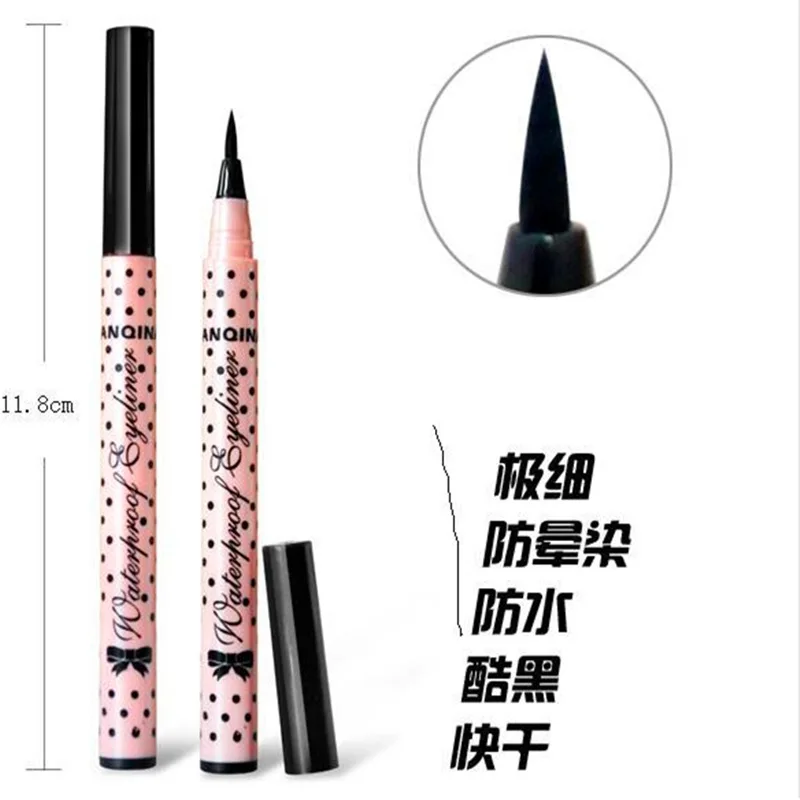 

1 PCS HOT Women Lady Beauty Makeup Black Eyeliner Waterproof Long-lasting Liquid Eye Liner Pencil Pen Make Up Cosmetic Cute Tool