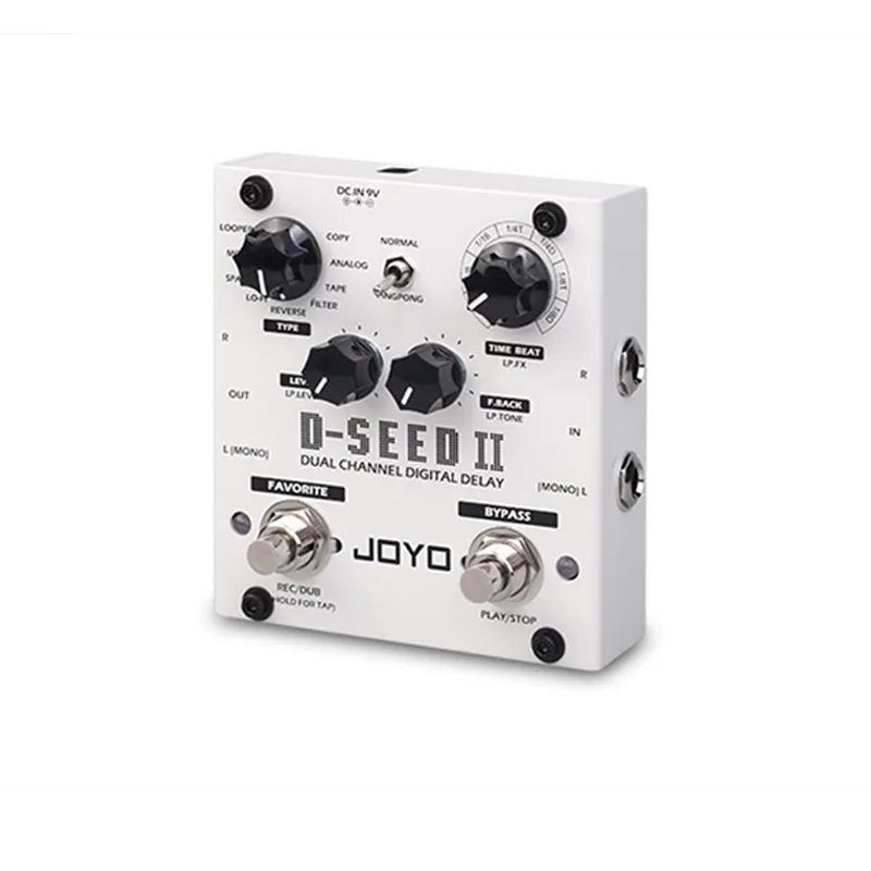 JOYO D-SEED II педаль петлителя задержка Гитарный процессор аналоговый эффект реверберации модуляции Модели PingPong эффекты двухканальный стерео