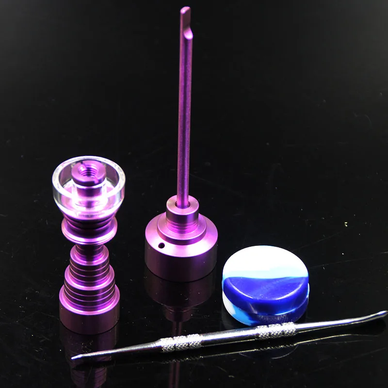 New color titanium nail carb cap 10mm 14mm and 18mm female male titanium nail with dabber tool