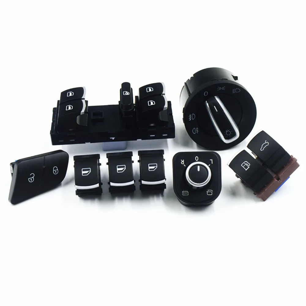 

Window headlight mirror lock / unlock tailgate & fuel flap switch Button for VW Passat b6 3c 2006-2011 3C0962125B 5ND959565B