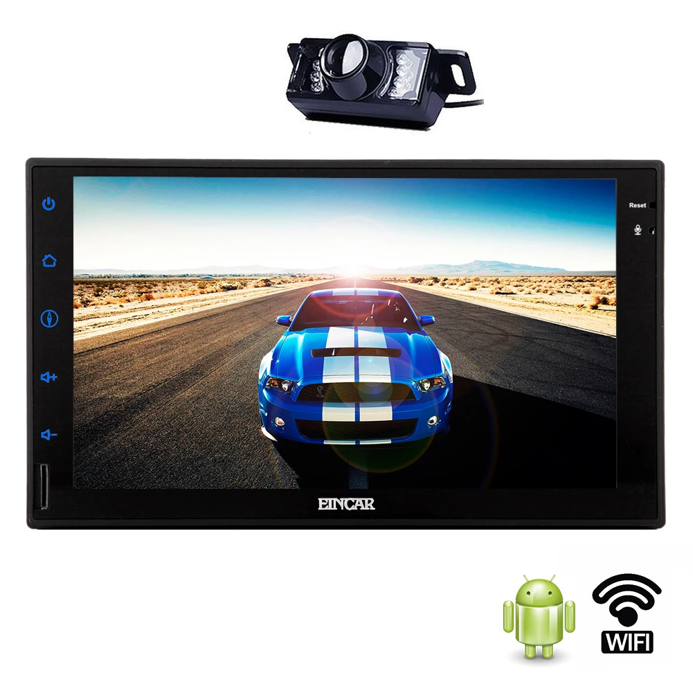 Excellent Android 5.1 Mirror No-DVD Tablet Capacitive EQ Radio 4-Core GPS Map 7" CD System Auto USB 2Din Navigator Car Stereo 13