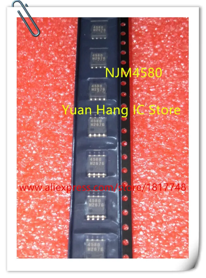 

100pcs/lot NJM4580M NJM4580 4580 JRC4580 4580 JRC SOP-8 New original Dual operational amplifier chip