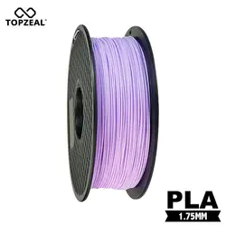 TOPZEAL Высокое качество таро фиолетовый цвет PLA нити 343 м длина 3D 1 кг 1,75 мм Сырье