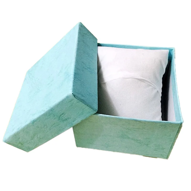 

Watch Jewellery Gift Box Paper Cardboard With Pillow Storage Case Box Colors