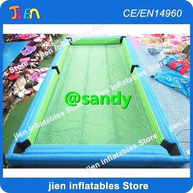 Free shipping 6x4m/8x5m inflatable snooker pool table soccer,inflatable