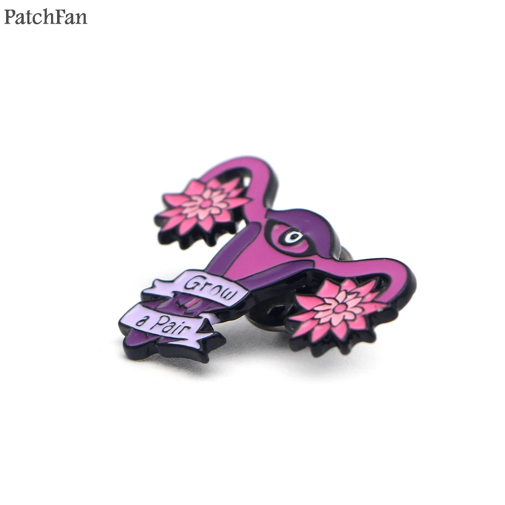 Patchfan матки женских расти пара цинка шпильки para броши для рубашек insignia одежда