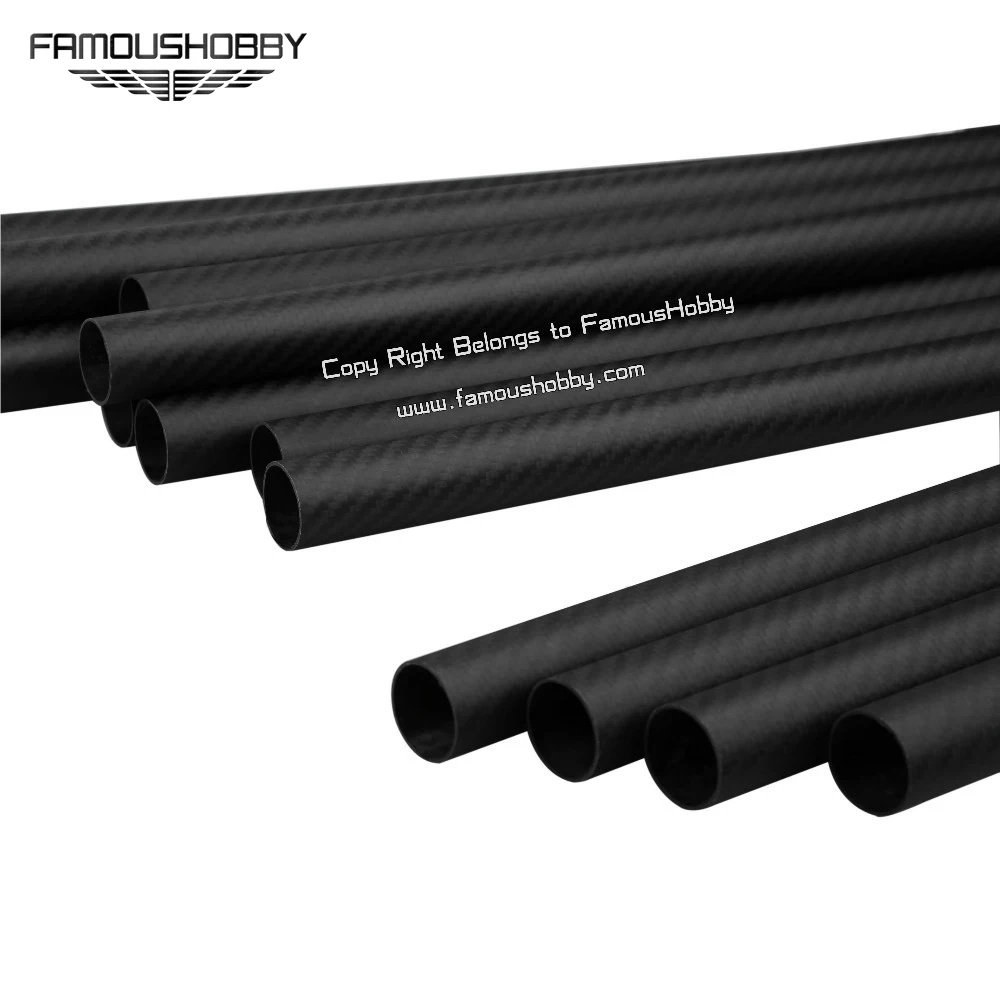 Famoushobby FT028 15x12x500 мм 100% полностью углеродистая + бесплатная доставка трубы из