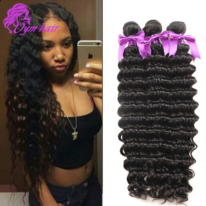 8 28 Inch Indian Remy Hair Deep Wave 3pcslot 8a Grade Virgin