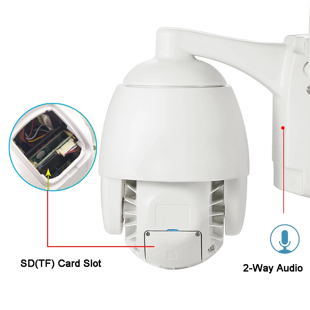 imx307 2MP 3G 4G SIM PTZ IP Camera 1080P HD IR Night Vision Speed Dome Wifi Security Camera Outdoor