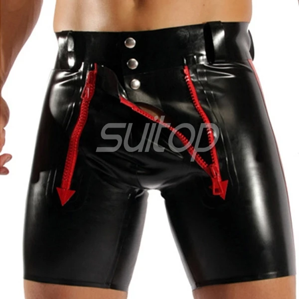

latex riding breeches latex shorts underwearing with zip