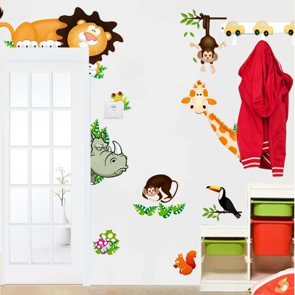 safari decals for nursery