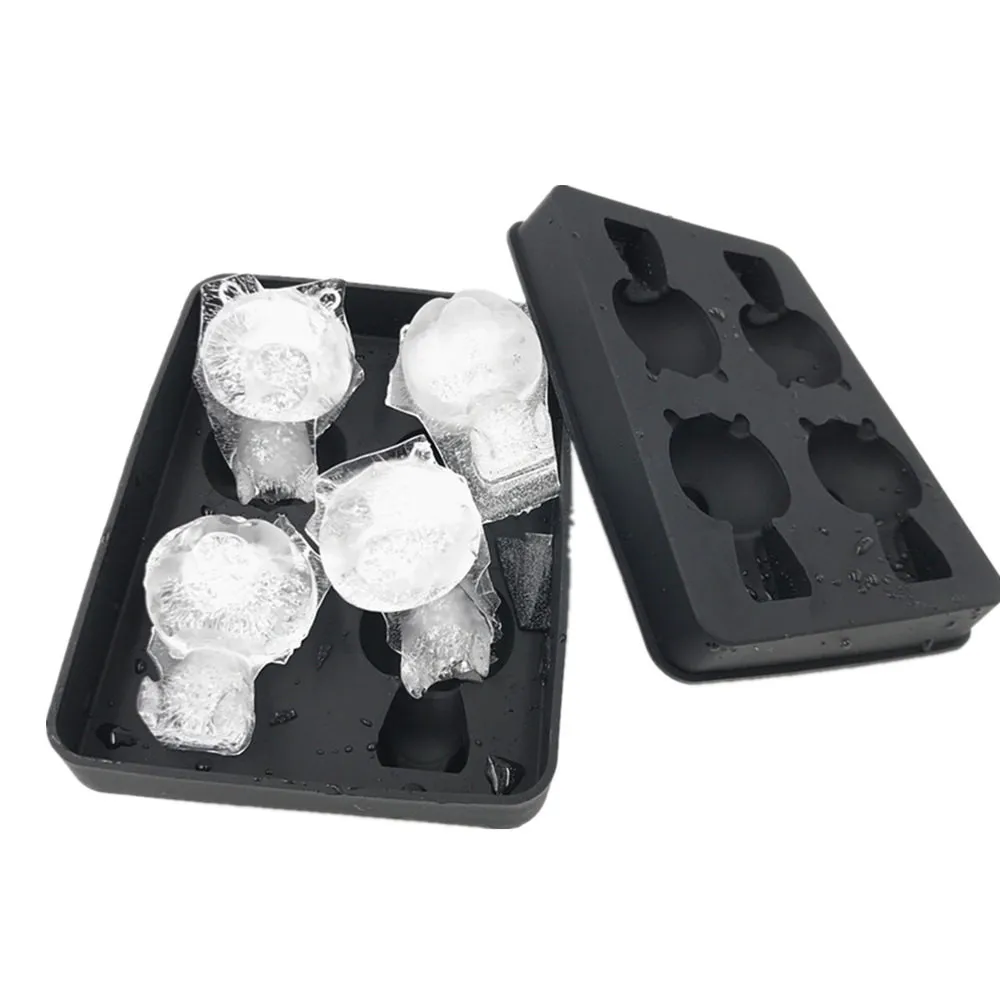 

Kitchen bar supplies Ice Cube ice lattice Panda Shape Freeze Ice Tray Pudding Jelly Maker Mold Ice Cube z0617#30