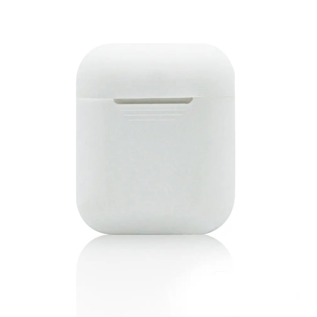 Мягкий ударостойкий силиконовый чехол для AirPods беспроводной защитный чехол для наушников для Air Pods зарядка защитная коробка