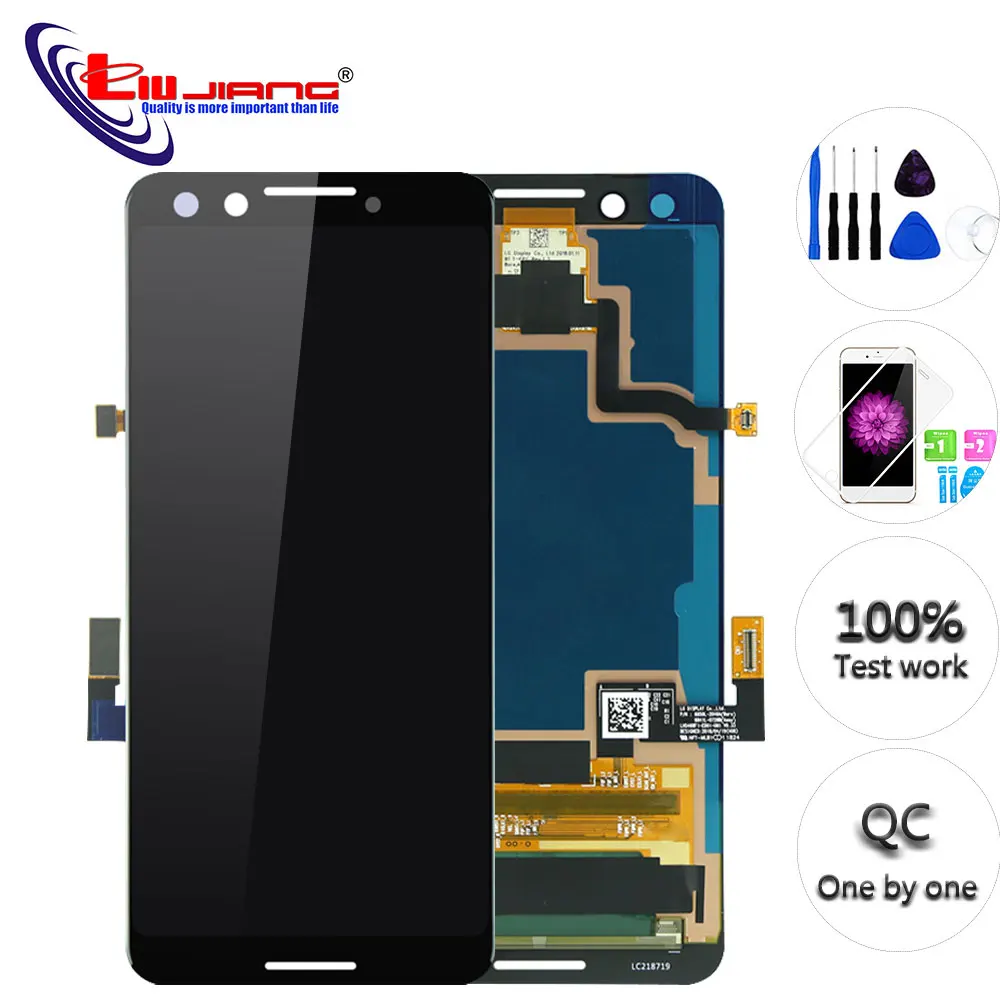 

Original For Google Pixel 3 LCD Display Touch Screen Digitizer Assembly Replacement For HTC Google Pixel 3 Display Repai