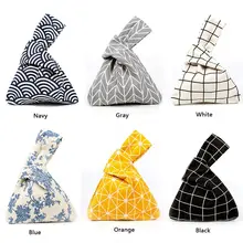 1 шт. Лидер продаж японский стиль креативная модная сумка на запястье с узлом сумка для ключей чехол для телефона сумка с хлопковой подкладкой подарки для друга