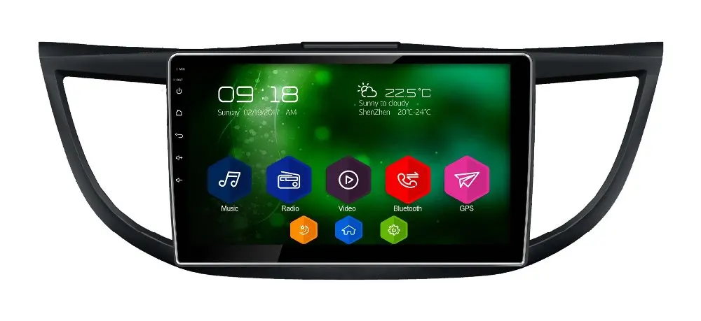 

10.1" otojeta android 7.1.1 car DVD multimedia for HONDA CRV 2012 autoradio touch SCREEN car stereo head units tape recorder