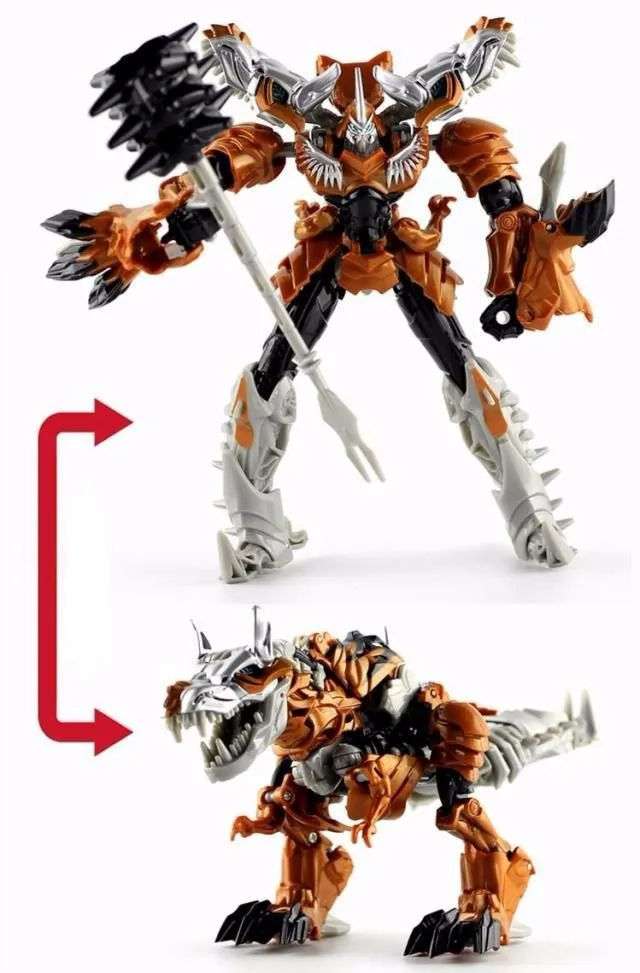 Розничная деформационные игрушки Dinobots Grimlock Slug Strafe трансформация автомобиля Робот фигурки подарки для детей Juguetes Brinquedos