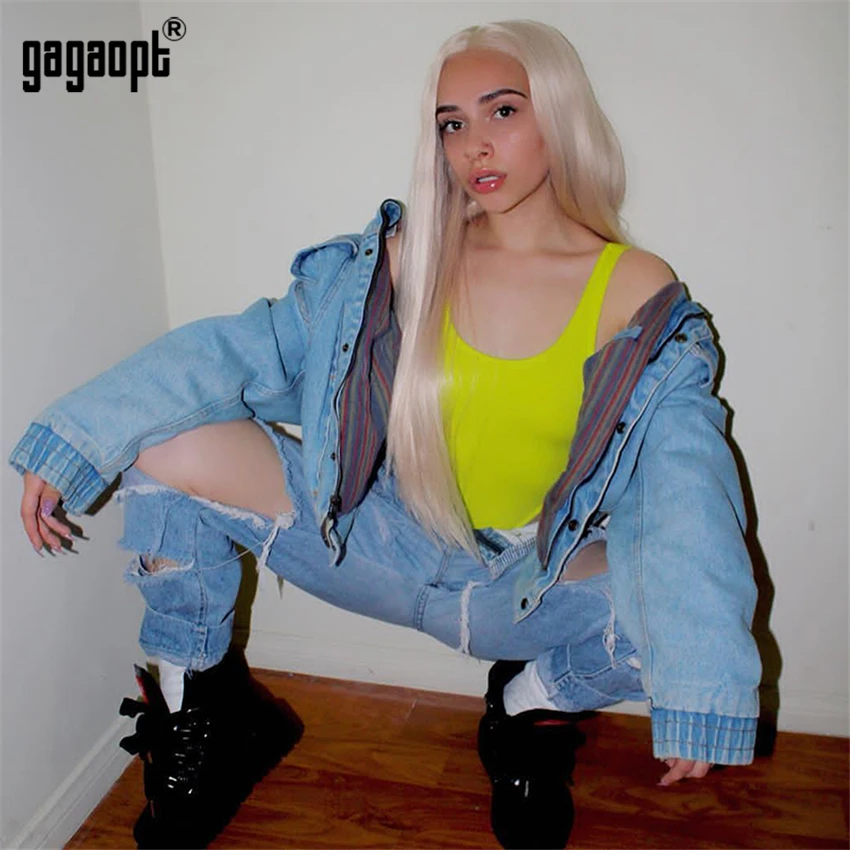 Gagaopt 2019 сексуальное боди с разрезом облегающее комбинезоны летние уличная