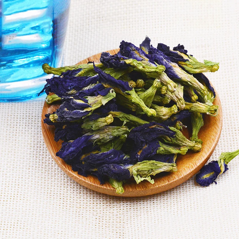 1 мешок 500 г 1500 Clitoria Ternatea гербарий кухонная игрушка. Таиланд голубой горох бабочки