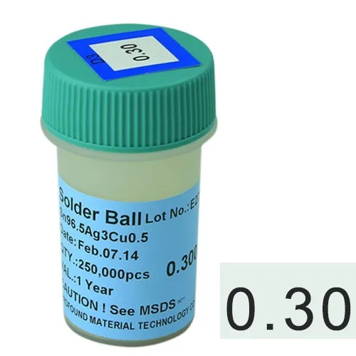 0,76 мм 0,65 мм 0,6 мм 0,55 мм 0,5 мм 0,45 мм 0,4 мм 0,35 мм 0,3 мм 0,25 мм 0,2 мм 250 BGA припой без свинца K