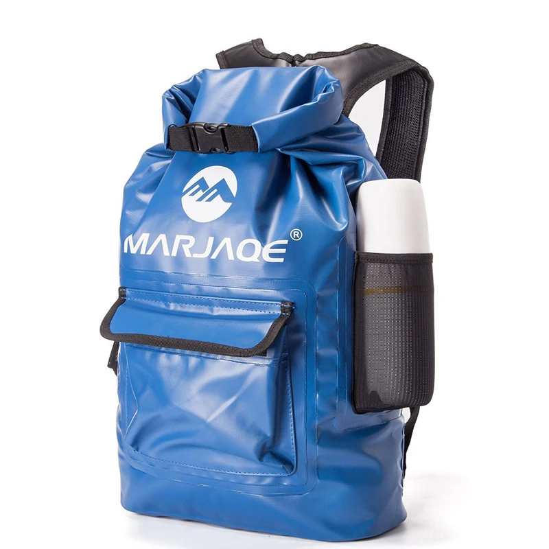 22L al aire libre río Trekking impermeable mochila saco seco almacenamiento Rafting kayak canoa canotaje Wateroof deportes