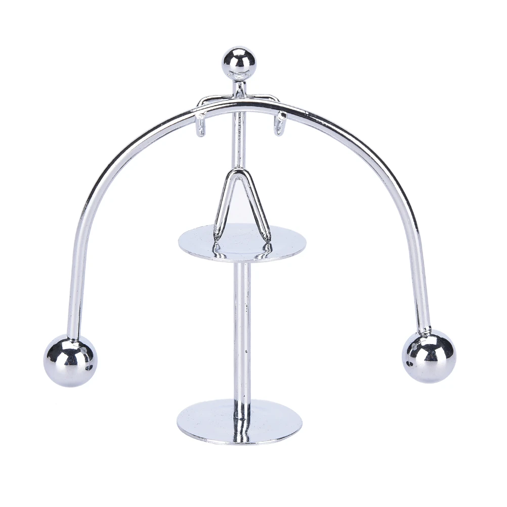 Kinetic Art Balance Toy ''Weightlifter'' Stainless Steel Office Decorative Figurine Kinetic Art Balance Toy ''Weightlifter'' Stainless Steel Office Decorative Figurine