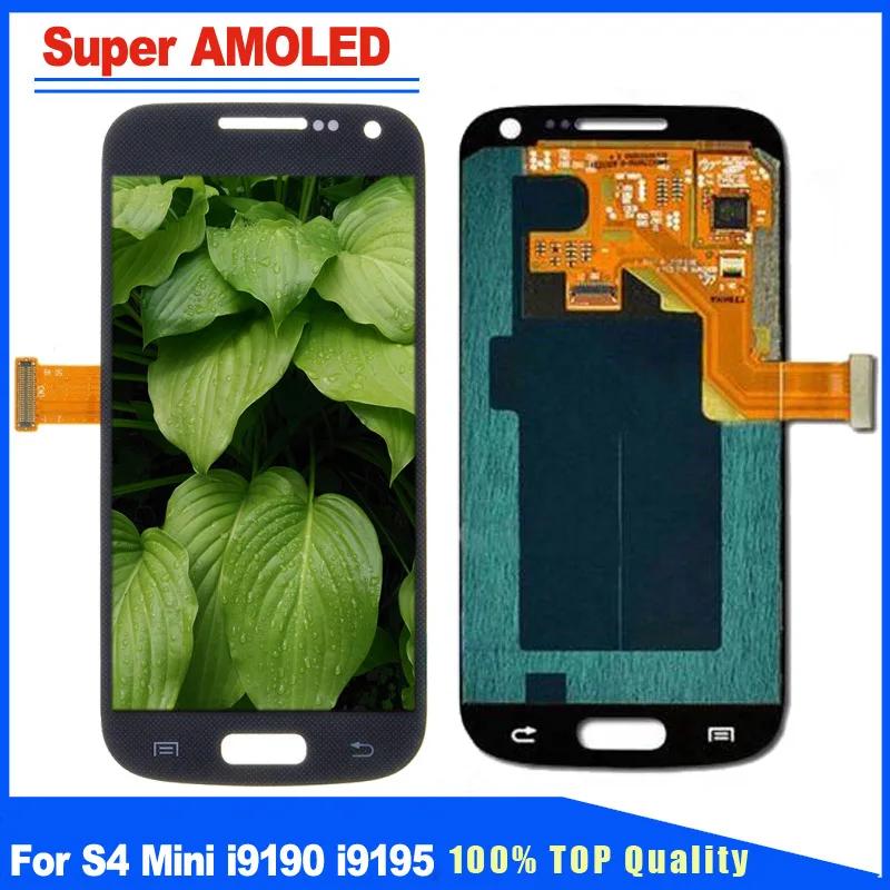 Для samsung Galaxy S4 Mini i9190 i9195 ЖК-дисплей Экран Дисплей Замена с сенсорным Стекло