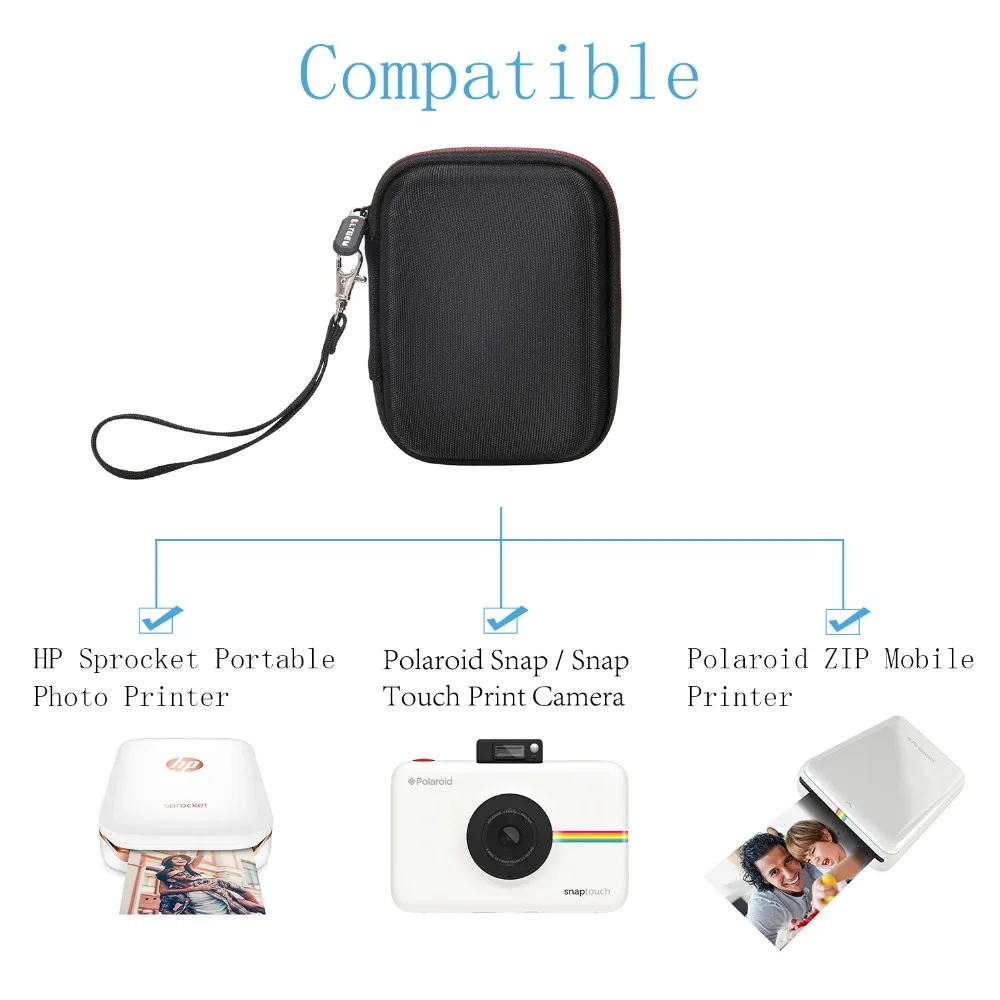 Чехол LTGEM для мобильного принтера Polaroid Zip с технологией Zink Zero технология печати