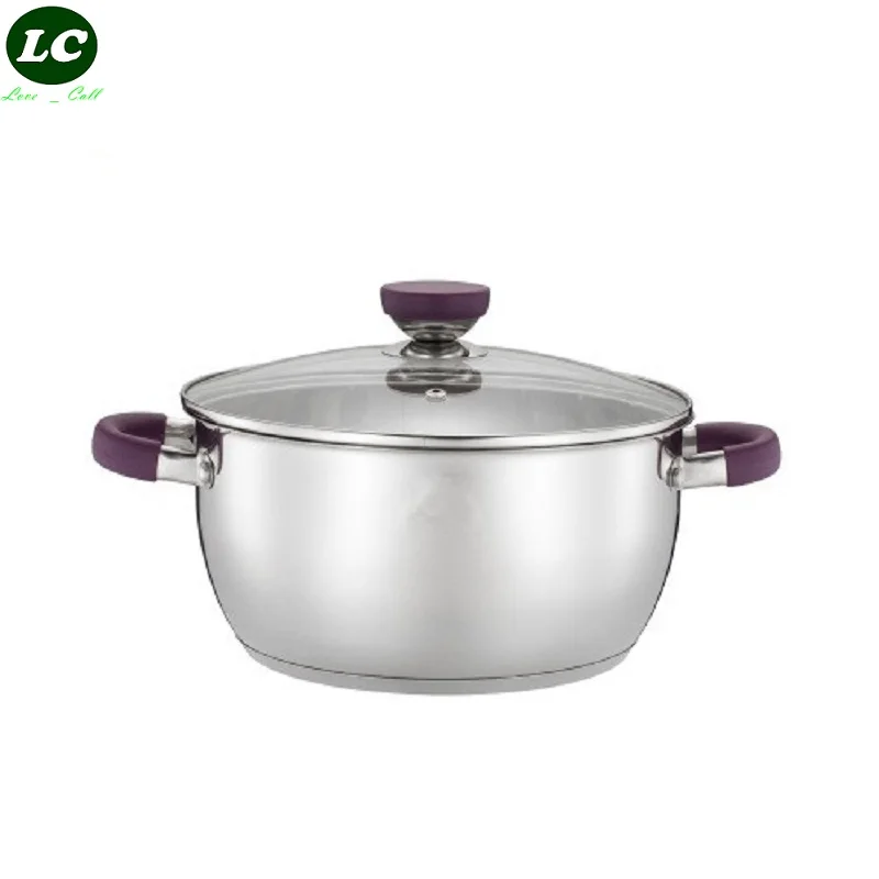 Casserole Stock Stew Pot Utensil Cooking Pot Cookware Pot Silicone Hand