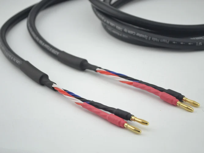 HI End Prism Helix 8 кабель динамика с со штекером типа банан 2 5 м футов|speaker cable|viborg audioprism