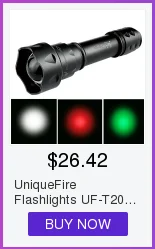 UniqueFire 1508 T75 IR 940nm новейший охотничий фонарь-осветитель асферический объектив+ крепление для прицела+ хвост крысы+ зарядное устройство набор для